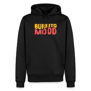 Burrito Gift - Männer Premium Bio Hoodie - Schwarz - Vorne - Nico (187cm)