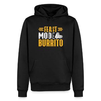 Burrito Gift - Men’s Premium Organic Hoodie - black - Front - Nico (187cm)