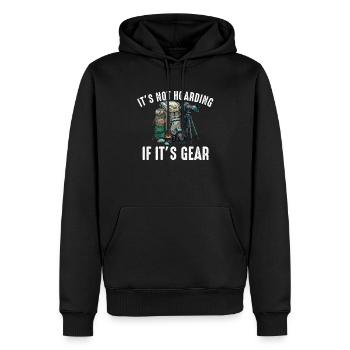 it's not horading gear, Photography camera - Männer Premium Bio Hoodie - Schwarz - Vorne - Nico (187cm)