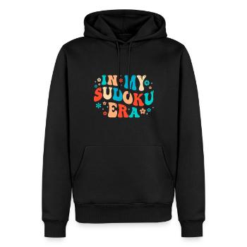 Witziger Sudoku Spruch - Männer Premium Bio Hoodie - Schwarz - Vorne - Nico (187cm)