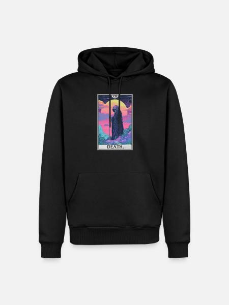 Tarot Card Tarot Card Death - Men’s Premium Organic Hoodie - black