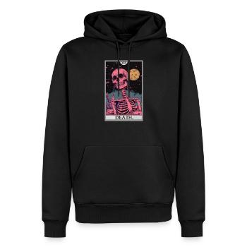 Tarotkarten Tarotkarte Death Tod - Männer Premium Bio Hoodie - Schwarz - Vorne - Nico (187cm)