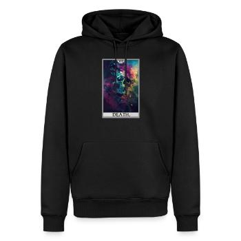 Tarotkarten Tarotkarte Death Tod - Männer Premium Bio Hoodie - Schwarz - Vorne - Nico (187cm)