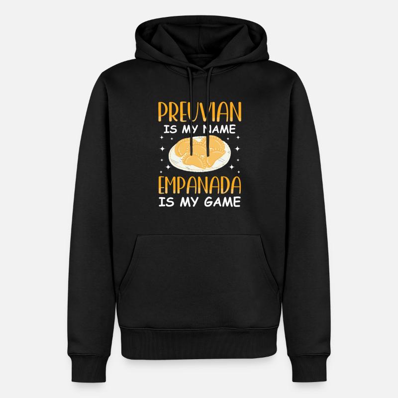 Mexikanisch Venezolanisch Empanada - Männer Premium Bio Hoodie - Schwarz