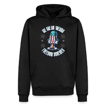 Lustiges Eis 4th Of July Memorial Day - Männer Premium Bio Hoodie - Schwarz - Vorne - Nico (187cm)