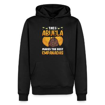 Mexican Venezuelan Empanada - Men’s Premium Organic Hoodie - black - Front - Nico (187cm)