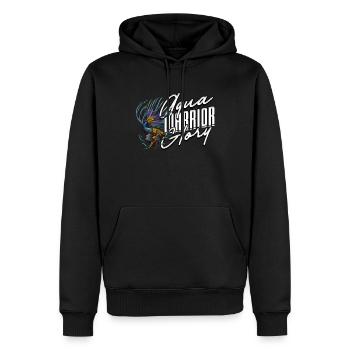 Poisson Betta Betta Aqua Warrior Gloire - Sweat à capuche Premium bio Homme - noir - Devant - Nico (187cm)