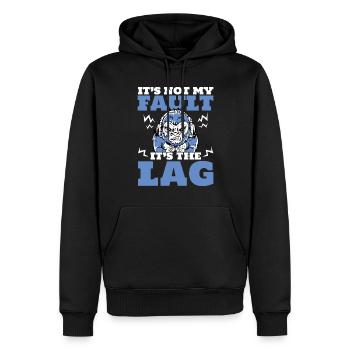 Play Controller Gaming "es Ist Nicht Meine Schuld, - Männer Premium Bio Hoodie - Schwarz - Vorne - Nico (187cm)