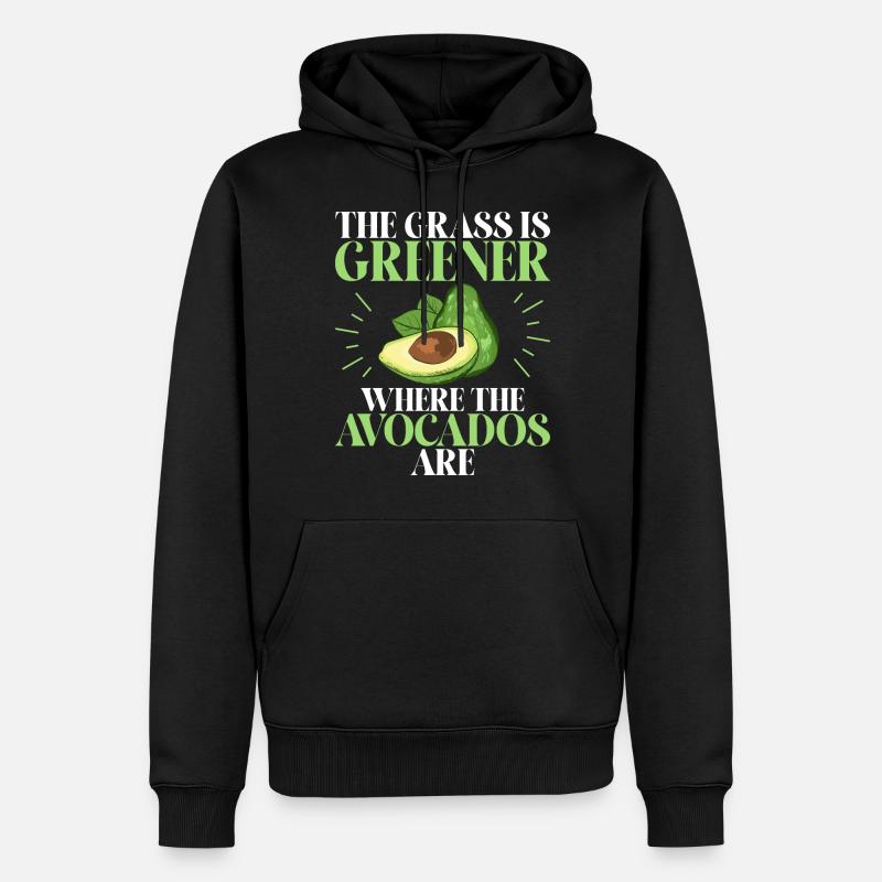 Cadeaux d’avocat - Sweat à capuche Premium bio Homme - noir
