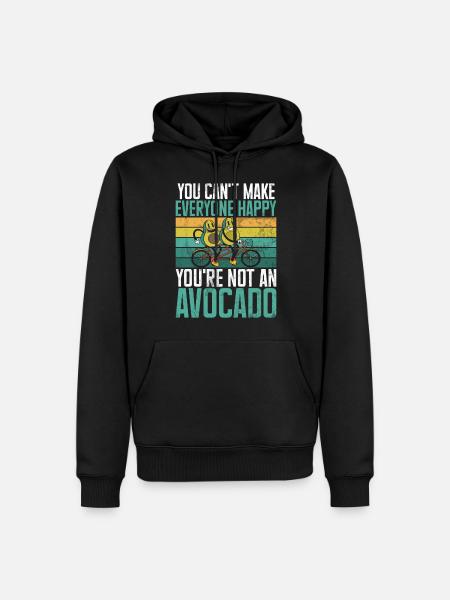 Avocado Gifts - Men’s Premium Organic Hoodie - black