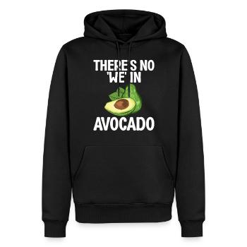 Avocado Gifts - Männer Premium Bio Hoodie - Schwarz - Vorne - Nico (187cm)