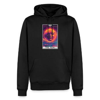 Tarotkarten Tarotkarte The Sun Die Sonne - Männer Premium Bio Hoodie - Schwarz - Vorne - Nico (187cm)