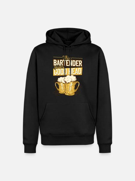 Bartender Mixologist This - Men’s Premium Organic Hoodie - black