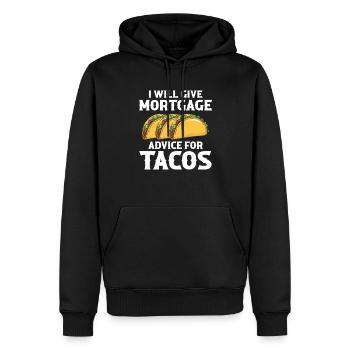 I will give Mortgage advices for tacos loan Office - Männer Premium Bio Hoodie - Schwarz - Vorne - Nico (187cm)