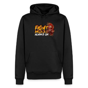 Kampffisch Kampffische Fight Mode Always On - Männer Premium Bio Hoodie - Schwarz - Vorne - Nico (187cm)