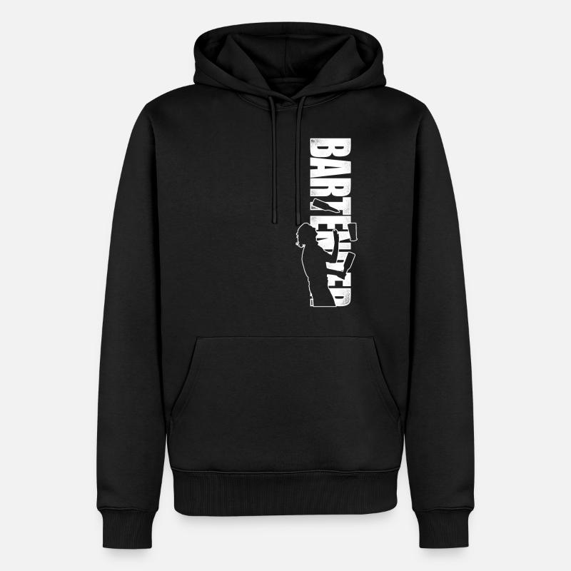 Barman Mixologue Barman - Sweat à capuche Premium bio Homme - noir