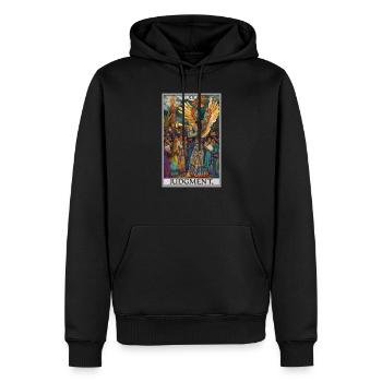 Tarot Cards Tarot Card 20 Judgment Court - Men’s Premium Organic Hoodie - black - Front - Nico (187cm)