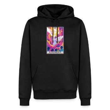 Tarot Cards Tarot Card 20 Judgment Court - Men’s Premium Organic Hoodie - black - Front - Nico (187cm)