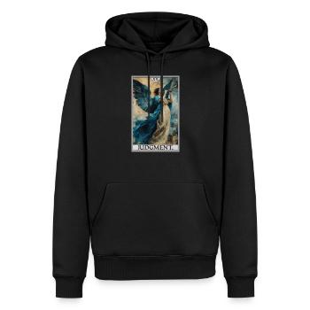 Tarot Cards Tarot Card 20 Judgment Court - Men’s Premium Organic Hoodie - black - Front - Nico (187cm)