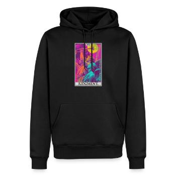 Tarot Cards Tarot Card 20 Judgment Court - Men’s Premium Organic Hoodie - black - Front - Nico (187cm)