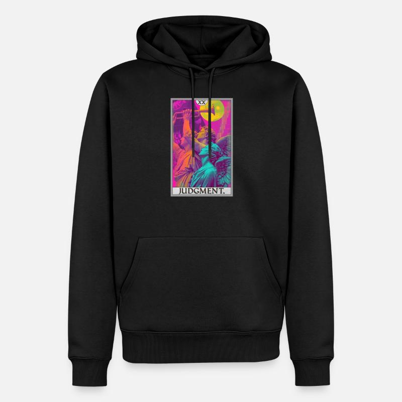 Tarotkarten Tarotkarte 20 Judgment Gericht - Männer Premium Bio Hoodie - Schwarz