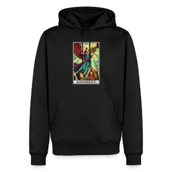 Tarot Cards Tarot Card 20 Judgment Court - Men’s Premium Organic Hoodie - black - Front - Nico (187cm)