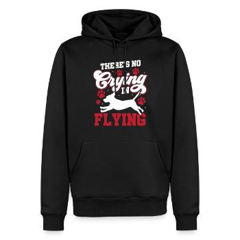 Flyball Canine Sport Agility Parcour Dog - Männer Premium Bio Hoodie - Schwarz - Vorne - Nico (187cm)