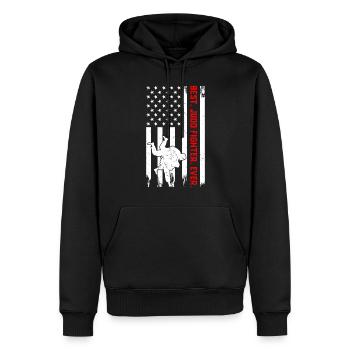Meilleur combattant de judo de tous les temps - Judo Fighter Judo Martial - Sweat à capuche Premium bio Homme - noir - Devant - Nico (187cm)