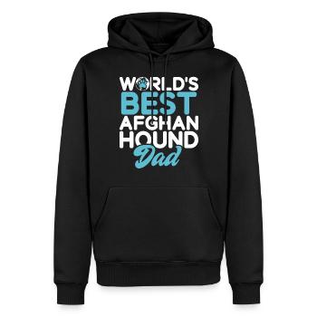 Cadeaux pour les chiens afghans - Sweat à capuche Premium bio Homme - noir - Devant - Nico (187cm)