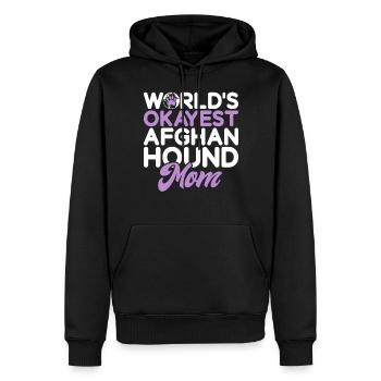 Cadeaux pour les chiens afghans - Sweat à capuche Premium bio Homme - noir - Devant - Nico (187cm)