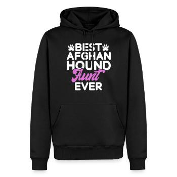Cadeaux pour les chiens afghans - Sweat à capuche Premium bio Homme - noir - Devant - Nico (187cm)