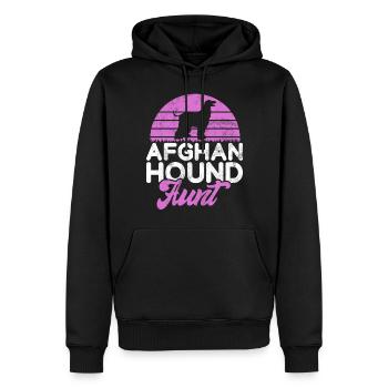 Cadeaux pour les chiens afghans - Sweat à capuche Premium bio Homme - noir - Devant - Nico (187cm)