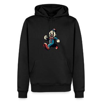 Halloween Kostüm Deko Gruseliges Party Design - Männer Premium Bio Hoodie - Schwarz - Vorne - Nico (187cm)