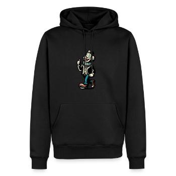 Halloween Kostüm Deko Gruseliges Party Design - Männer Premium Bio Hoodie - Schwarz - Vorne - Nico (187cm)