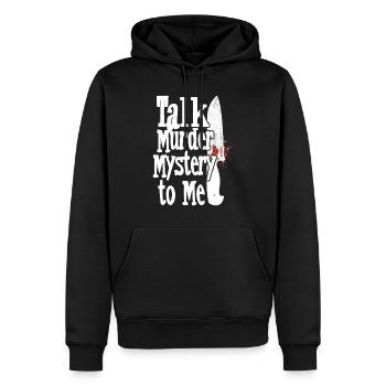 Murder Mystery Dinner joue la victime - Sweat à capuche Premium bio Homme - noir - Devant - Nico (187cm)