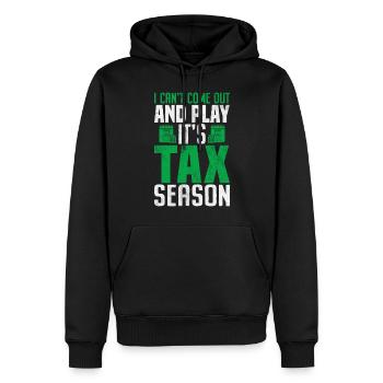 Lustige Buchhaltung Steuersaison CPA Buchhalter - Männer Premium Bio Hoodie - Schwarz - Vorne - Nico (187cm)