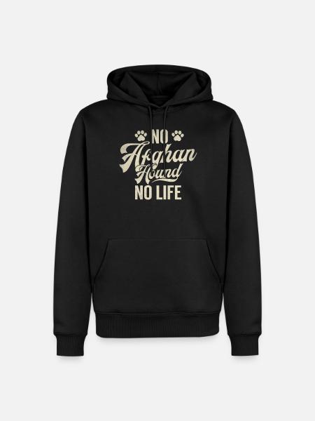 Afghan Hound Gifts - Men’s Premium Organic Hoodie - black