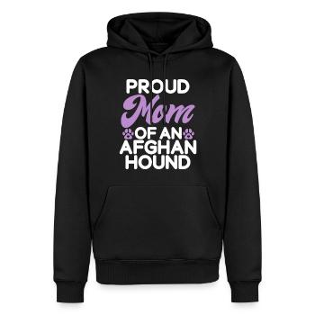 Cadeaux pour les chiens afghans - Sweat à capuche Premium bio Homme - noir - Devant - Nico (187cm)