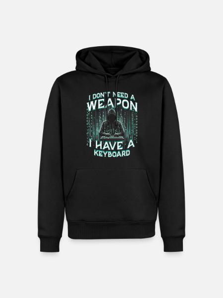Penetrationstester Penetration Tester - Männer Premium Bio Hoodie - Schwarz