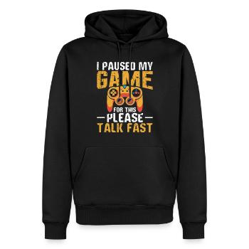 Spielen Controller Gaming Ich Habe Mein Spiel - Männer Premium Bio Hoodie - Schwarz - Vorne - Nico (187cm)