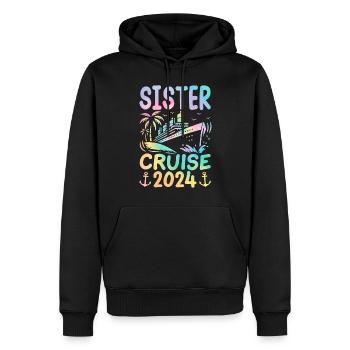 Sister Cruise 2024 - Men’s Premium Organic Hoodie - black - Front - Nico (187cm)