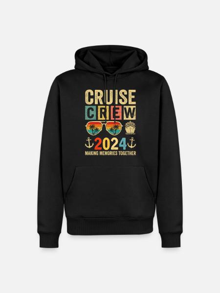 Cruise Crew 2024 - Men’s Premium Organic Hoodie - black