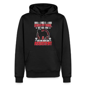 Schafpudel ist der Altdeutscher Hütehund - Männer Premium Bio Hoodie - Schwarz - Vorne - Nico (187cm)