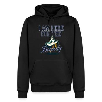 Lustiger Geister Spruch Halloween Kostüm - Männer Premium Bio Hoodie - Schwarz - Vorne - Nico (187cm)