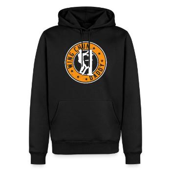 Wing Chun Daddy Wing Chun Fighter - Männer Premium Bio Hoodie - Schwarz - Vorne - Nico (187cm)