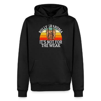 Cadeaux American Bully - Sweat à capuche Premium bio Homme - noir - Devant - Nico (187cm)