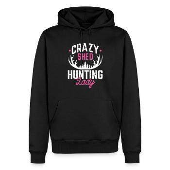 Scale Hunting Scale Hunter Hunting - Men’s Premium Organic Hoodie - black - Front - Nico (187cm)