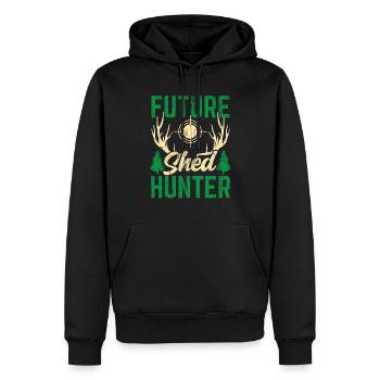 Scale Hunting Scale Hunter Hunting - Men’s Premium Organic Hoodie - black - Front - Nico (187cm)