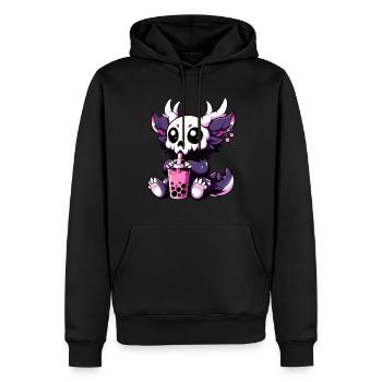 Drummer Wendigo Drum Player - Männer Premium Bio Hoodie - Schwarz - Vorne - Nico (187cm)