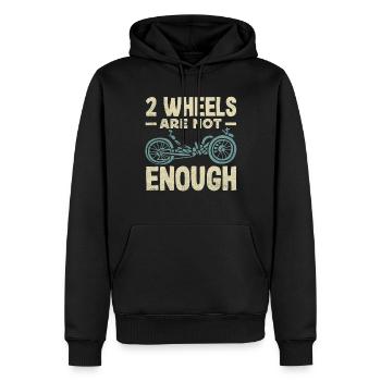 Funny Bike Sport Cycling Recumbent Bike - Männer Premium Bio Hoodie - Schwarz - Vorne - Nico (187cm)